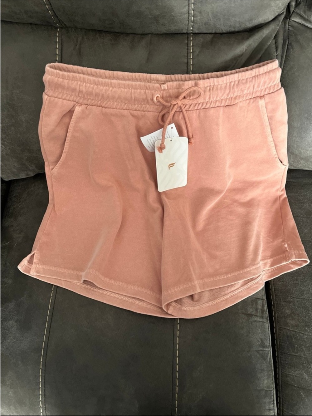 Women’s Fabletics Drawstring Shorts in Dusty Rose